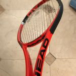 Andy Murrays racquet