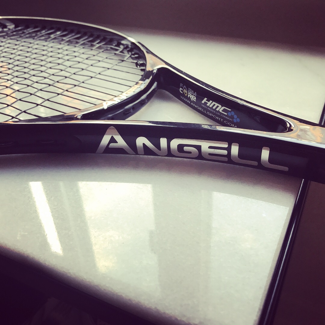 ANGELL custom 95 ナチュラルハイブリッド張り Tennis Family] Angell TC95 V4 Tennis Racquet Review! 测评