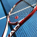 Ernests Gulbis tennis racquet