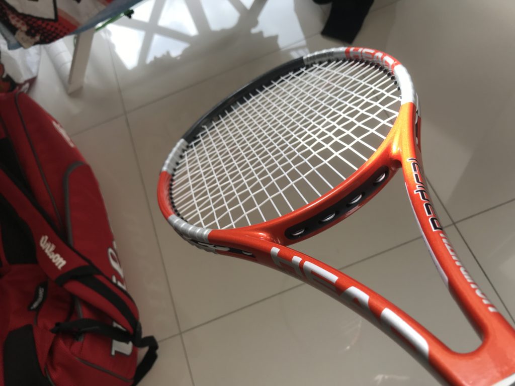 Can you play a match with two different racquets?