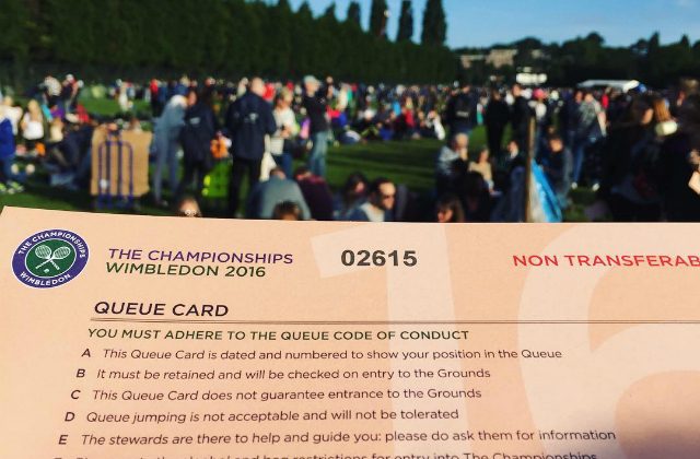 The Wimbledon Queue