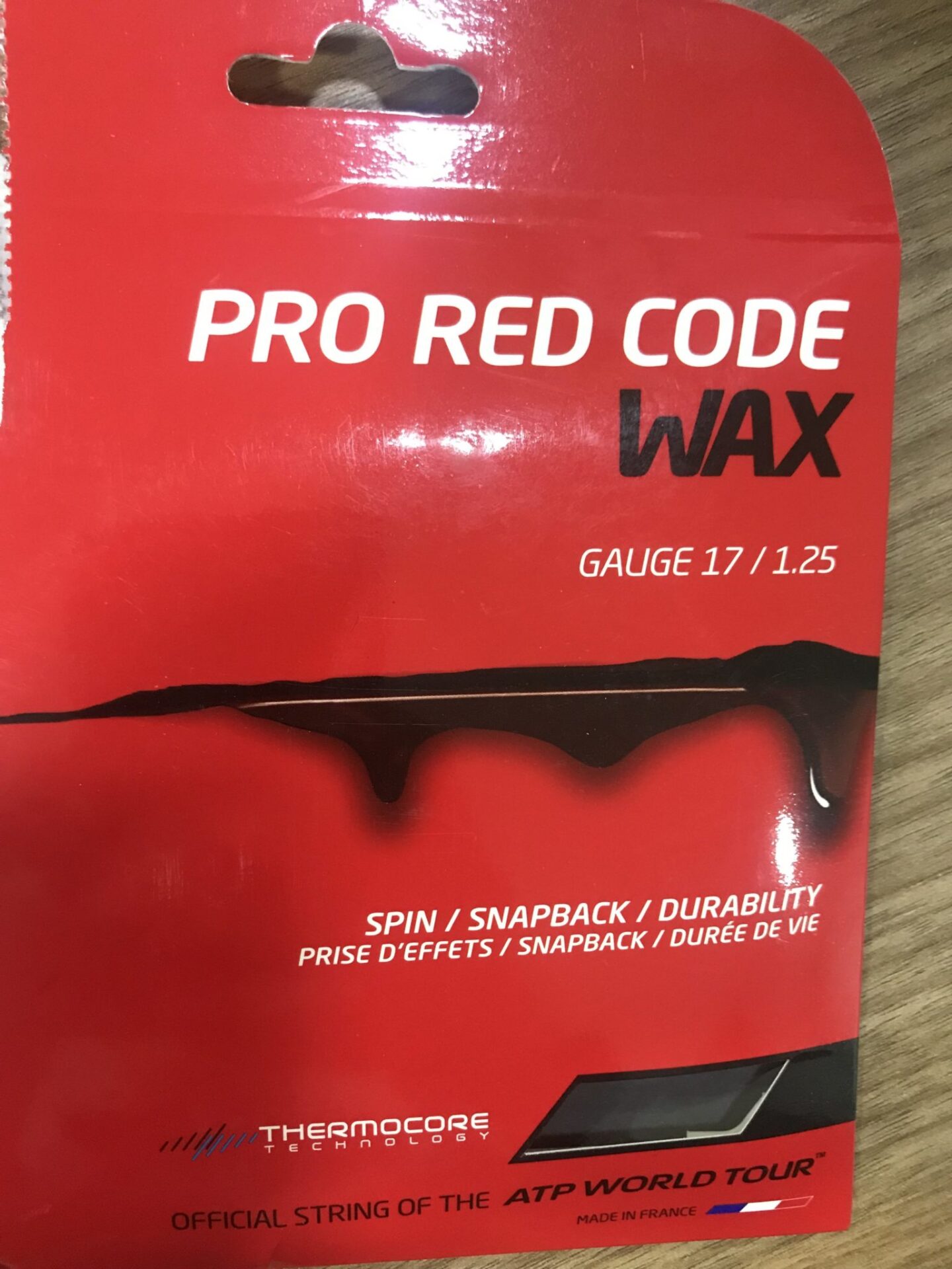 Tecnifibre Pro Red Code Wax String Review - Tennisnerd string reviews