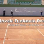 Watching Novak Djokovic Practice