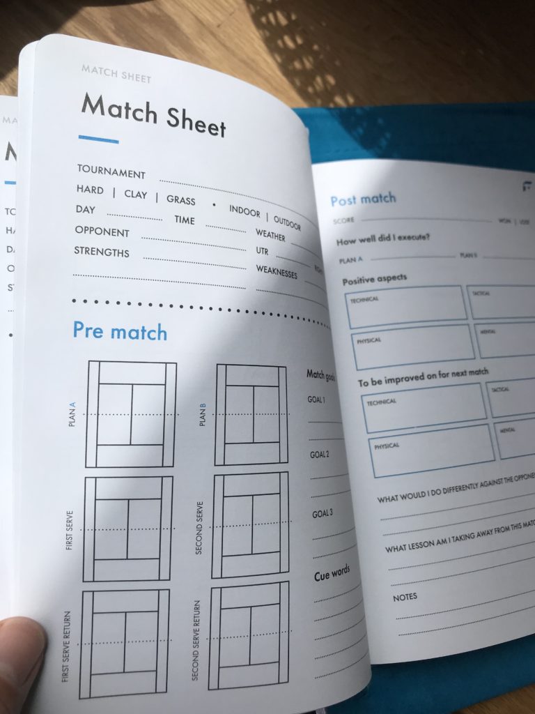 Functional Tennis Match Journal Review
