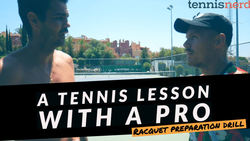 Racquet Preparation Drill