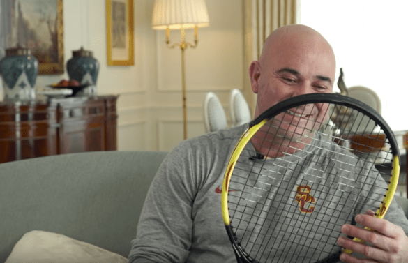 Agassi Smash Racket Andre Agassi's Racquet - Tennisnerd.net - What was Agassi's Racquet?