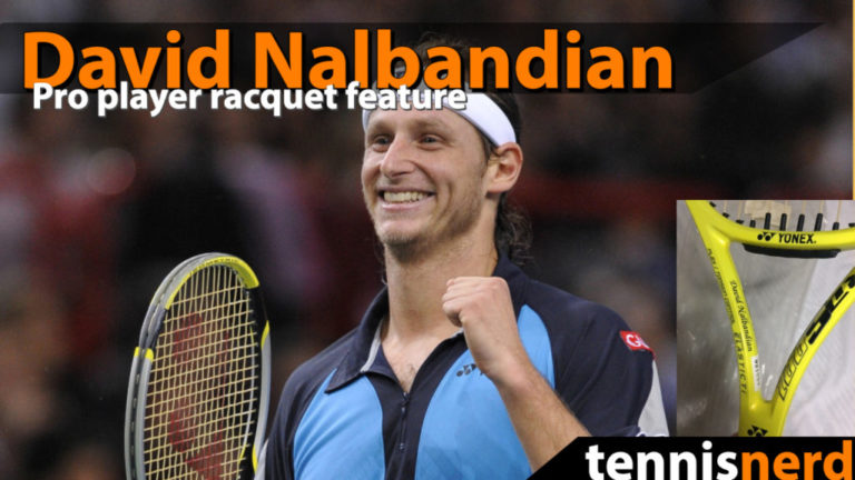 Nabladian Racket David Nalbandian's Racquet - Tennisnerd.net