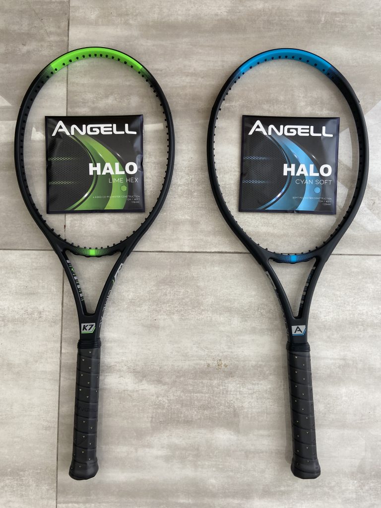 Angell K7 Cyan XL and Lime XL Review - Tennisnerd.net