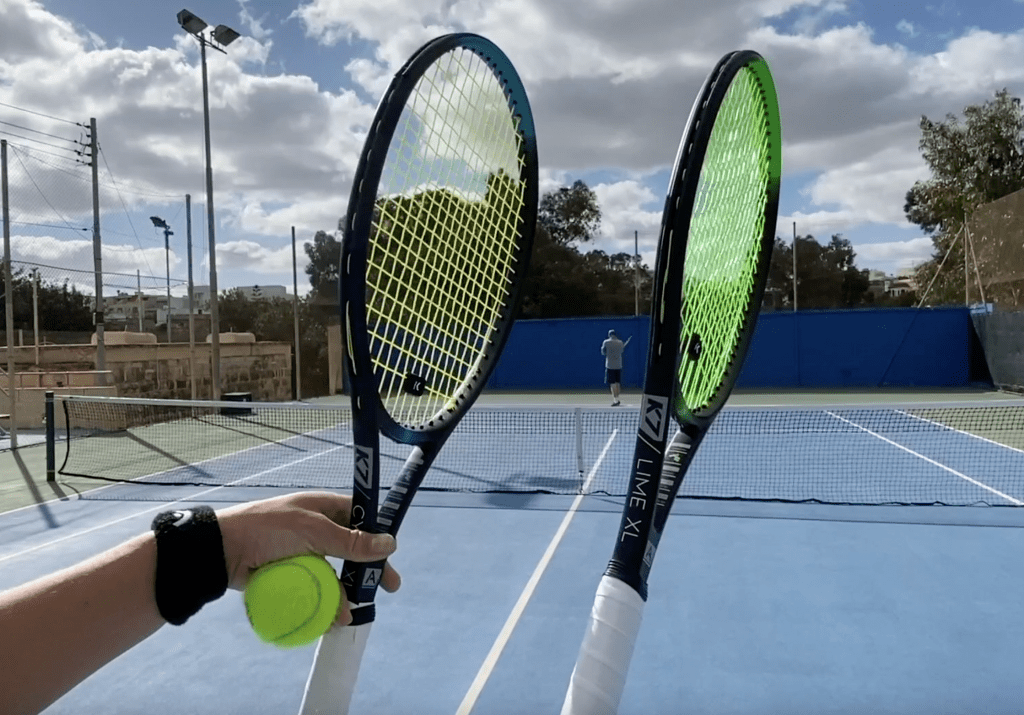 Angell K7 Cyan XL and Lime XL Review - Tennisnerd.net