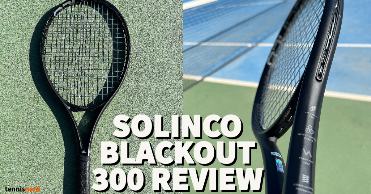 実測値有り　solinco black out 300 G2 極美品　張り立て Solinco Blackout 300 Review - Tennisnerd.net