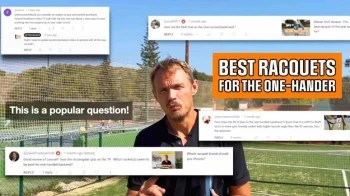 best racquets for one-hander