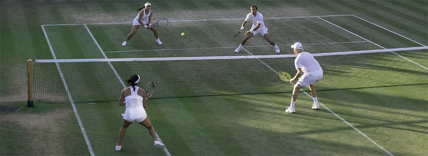 doubles tennis