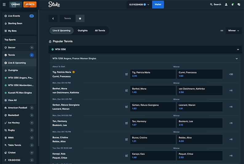 Stake betting site