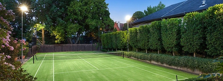 nice tennis court