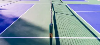 a pickleball court
