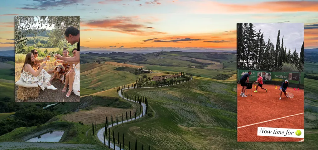 tennis in tuscany