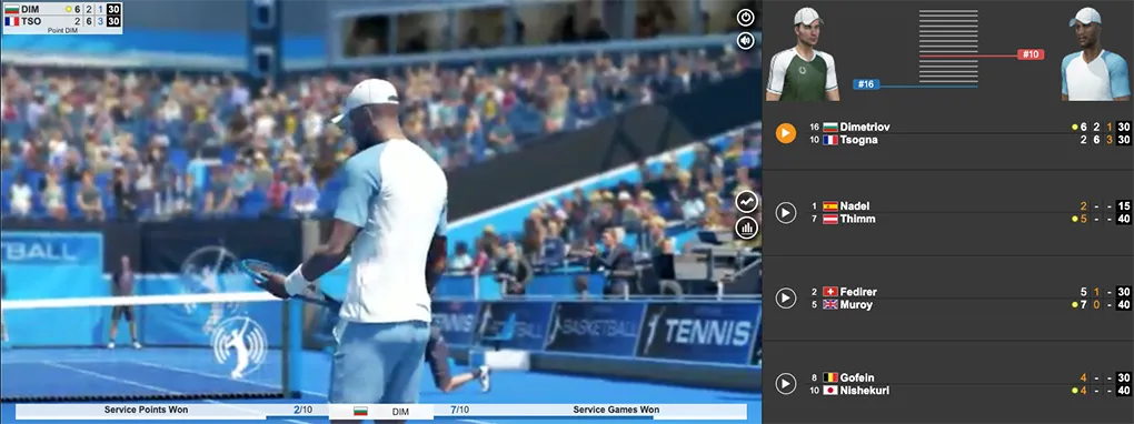 virtual tennis