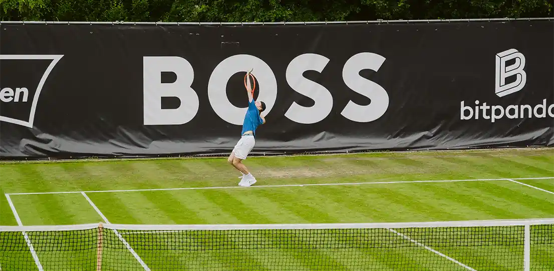 boss open on grass
