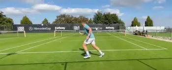 tennis on grass