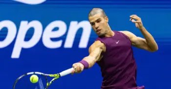 alcaraz at the 2025 us open