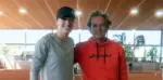 Swiatek and coach Francisco Roig